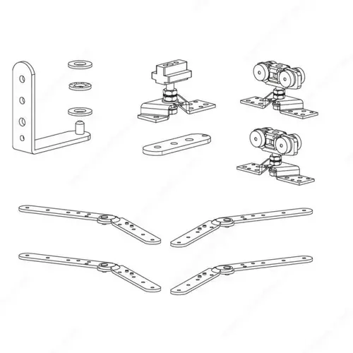 TERNO ACCORDION FOLDING Hardware Set