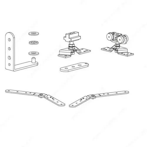 TERNO ACCORDION FOLDING Hardware Set