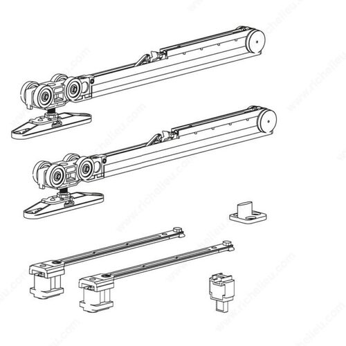 TERNO STEP FLUID Soft-Close Hardware Sets