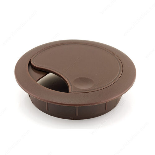 Round Cable Grommet Brown