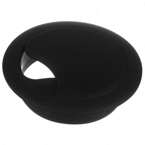 Round Cable Grommet Black