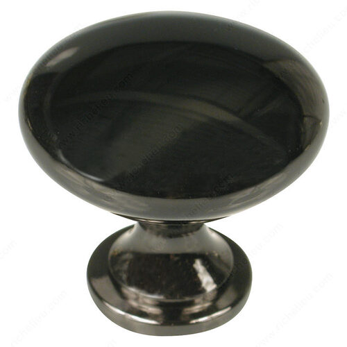 Modern Metal Knob - 9041 Black Nickel