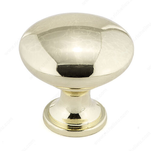 Modern Metal Knob - 9041 Brass