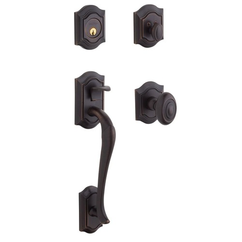 Bethpage Sectional Tubular Full Dummy Handleset Venetian Bronze Finish