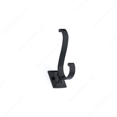 Transitional Metal Hook - 924 Black Forged Iron