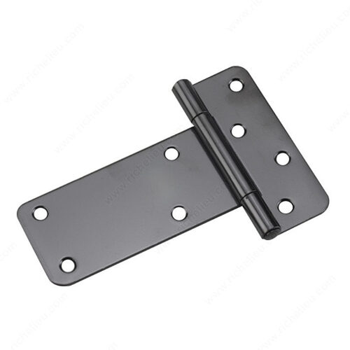 Rectangular T-Hinge Black