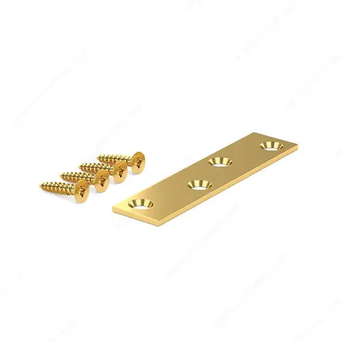 Multi-Position Mending Plate Brass Plated