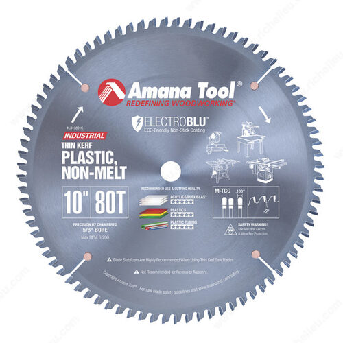 Amana ATLB10801C Saw Blade for Plastic & Acrylic