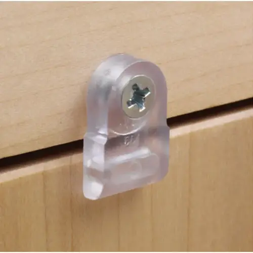 Glass door retainer clip