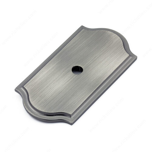 Transitional Metal Backplate for Knob - 1040 Antique Nickel