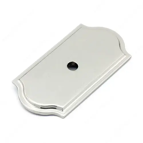 Transitional Metal Backplate for Knob - 1040 Polished Nickel