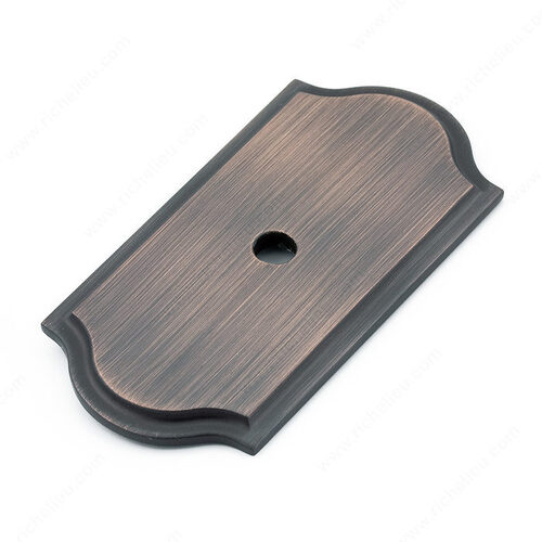 Transitional Metal Backplate for Knob - 1040 Oil-Rubbed Bronze