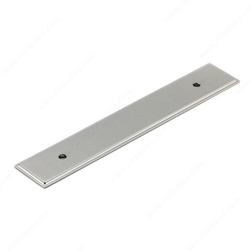 Transitional Metal Backplate for Pull - 1045 Polished Nickel