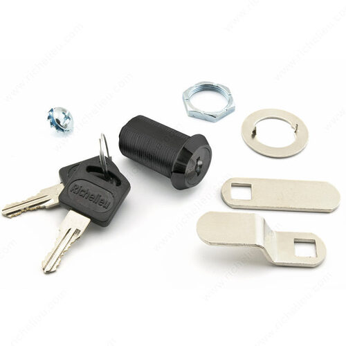 Cam Lock for Panel Thickness up to 23 mm Black