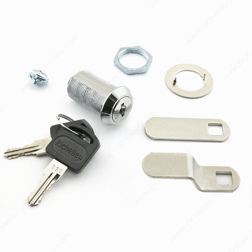 Cam Lock for Panel Thickness up to 23 mm Chrome