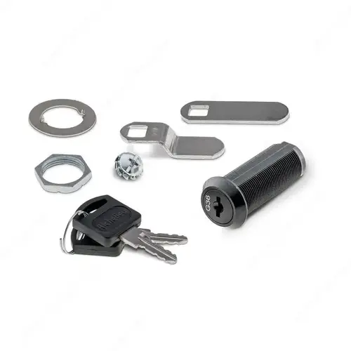 Cam Lock for Panel Thickness up to 38 mm (1-1/2'') Black