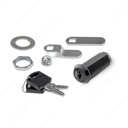 Cam Lock for Panel Thickness up to 38 mm (1-1/2'') Black