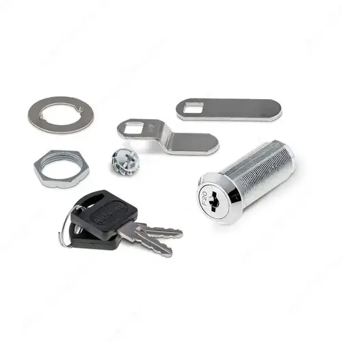 Cam Lock for Panel Thickness up to 38 mm (1-1/2'') Chrome