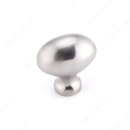 Modern Brass Knob - 144 Brushed Nickel