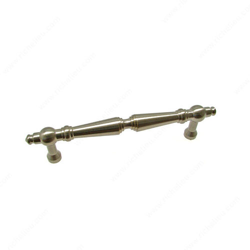 Traditional Brass Pull - 145 Brushed Nickel