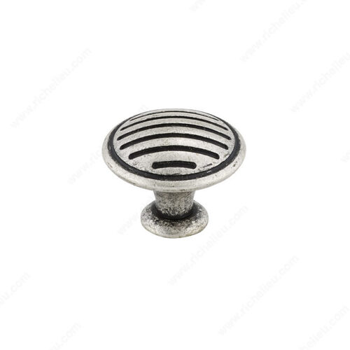 Traditional Metal Knob - 1693 Old Silver