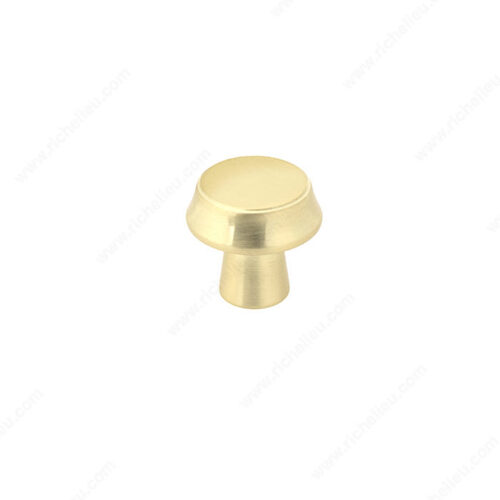 Modern Metal Knob - 1894 Satin Brass