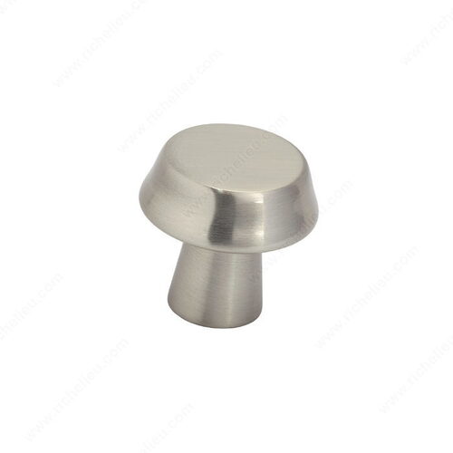 Modern Metal Knob - 1894 Brushed Nickel