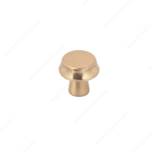 Modern Metal Knob - 1894 Champagne Bronze