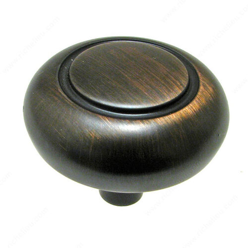 Traditional Metal Knob - 209 Brushed Oil-Rubbed Bronze