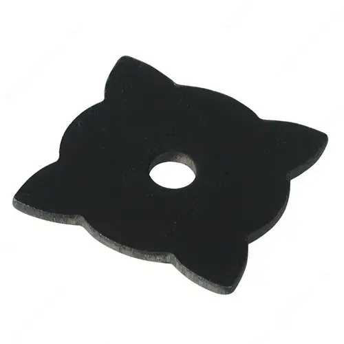 Traditional Forged Iron Rosette for Knob - 213 Matte Black