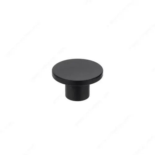 Modern Plastic Knob - 2247 Matte Black