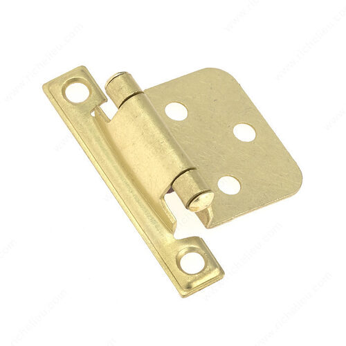 Semi-Concealed Self-Closing Hinge - 234 Satin Brass