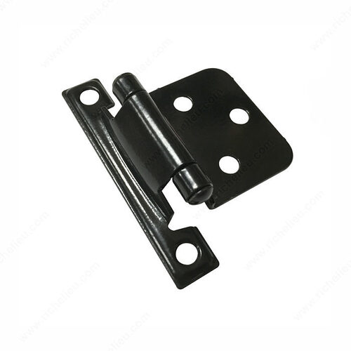 Semi-Concealed Self-Closing Hinge - 234 Black