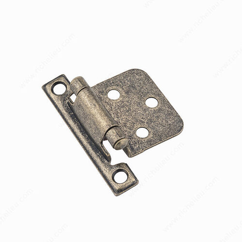 Semi-Concealed Self-Closing Hinge - 234 Antique Brass