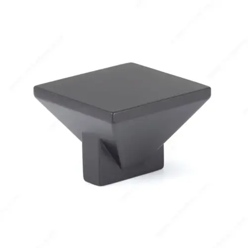 Modern Metal Knob - 4040 Matte Black