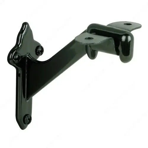 Metal Decorative Bracket for Wood Handrail Black