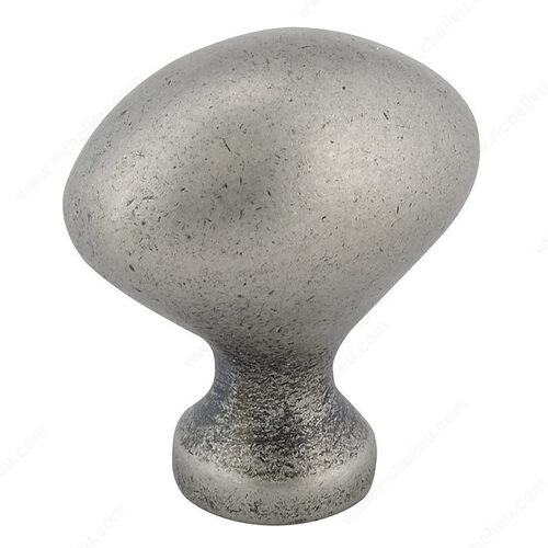 Traditional Metal Knob - 4443 Pewter