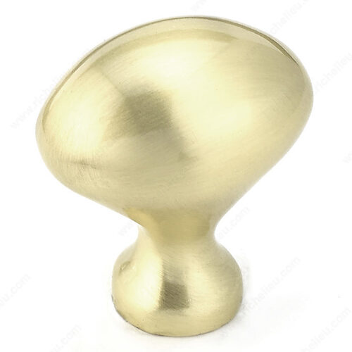 Traditional Metal Knob - 4443 Satin Brass