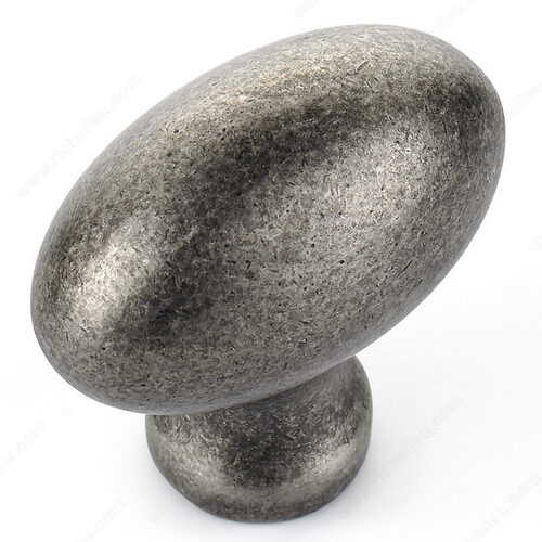 Traditional Metal Knob - 4443 Pewter