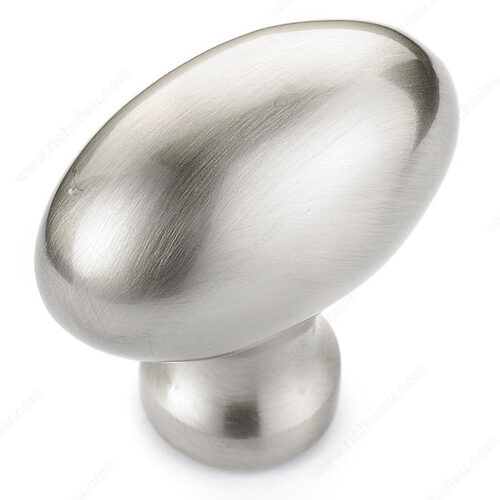 Traditional Metal Knob - 4443 Brushed Nickel