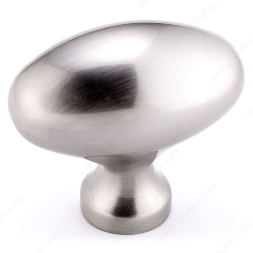 Traditional Metal Knob - 4443 Brushed Nickel