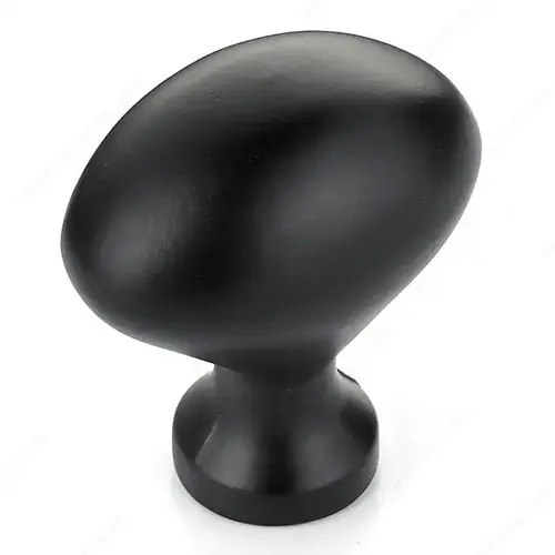 Traditional Metal Knob - 4443 Matte Black