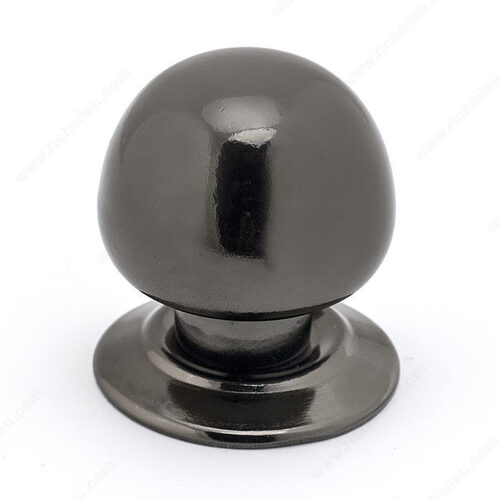 Functional Metal Knob - 460 Black Nickel