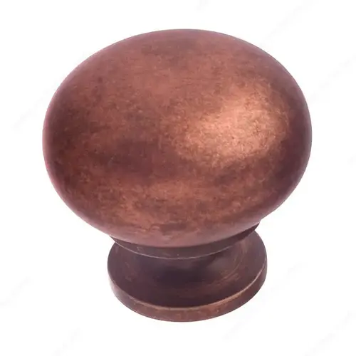 Traditional Brass Knob - 4923 Antique Copper