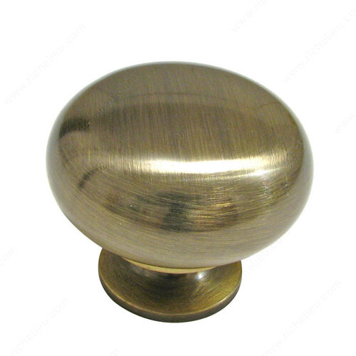 Traditional Metal Knob - 4923 Antique English