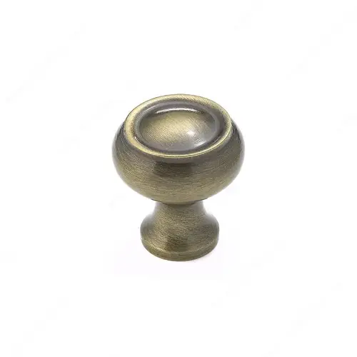 Traditional Metal Knob - 5120 Antique English