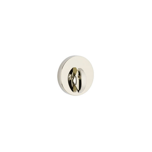 Modern Single Sided Deadbolt Bright Nickel Finish