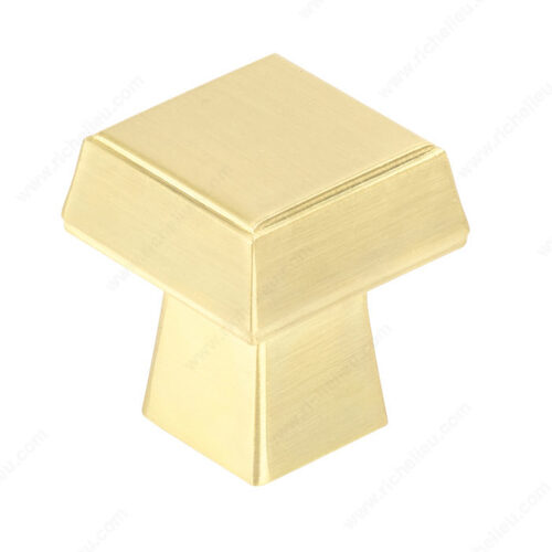 Modern Metal Knob - 5623 Satin Brass