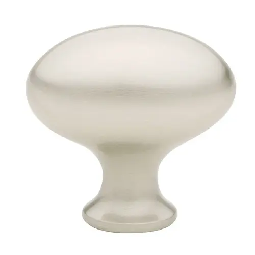 Egg 1-1/4" Cabinet Knob Satin Nickel Finish