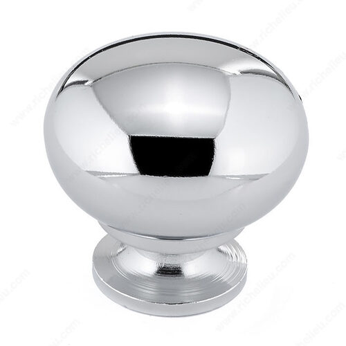 Modern Metal Knob - 5923 Chrome